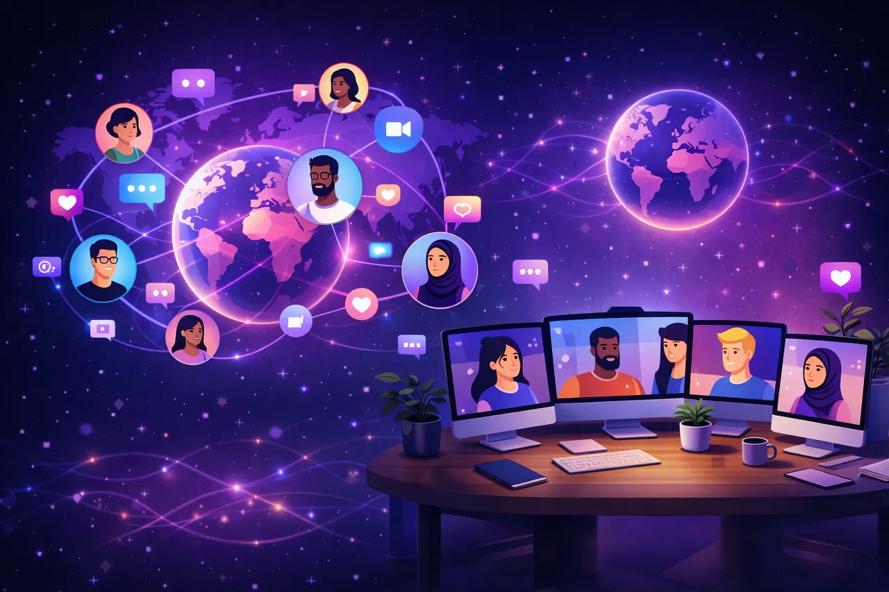 Global social connections